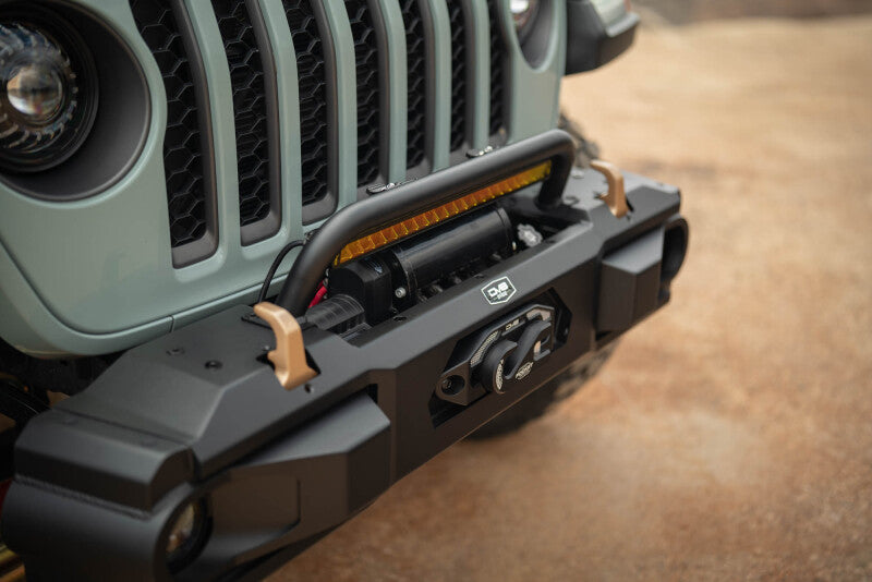 Dv8 18+ Jeep Wrangler JL / 20+ Jeep Gladiator JT OE Plus Front Bumper