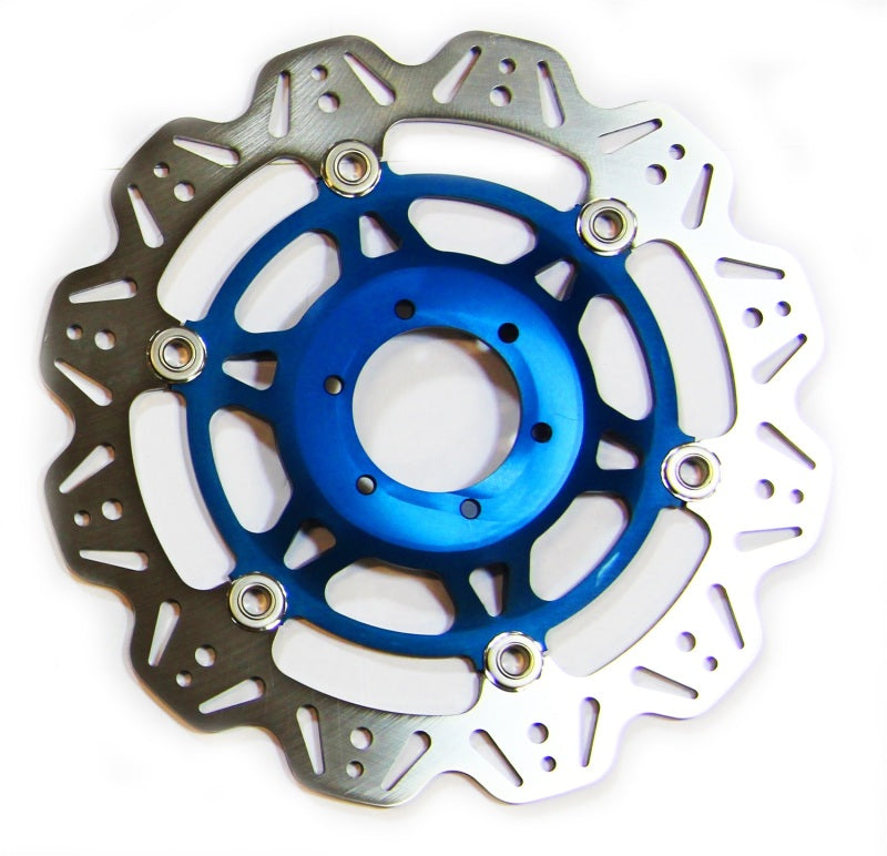EBC 99-00 Honda CBR 600 F4 Carb Model Front Left/Right Vee Floating Blue Rotor