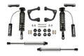 Fabtech 15-20 Ford F150 4WD 2in Uniball UCA Sys w/Dl 2.5 Resi & 2.25