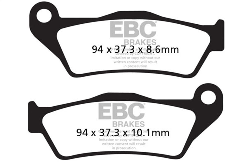 EBC 05-08 BMW HP2 (Enduro-Disc Fitting Kit Req) Rear Left FA-SFA-TT-X Brake Pads