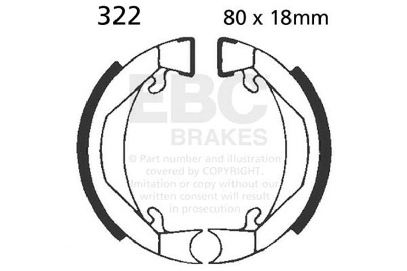 EBC 78-81 Honda PA 50 Rear Left FA-SFA-TT-X Brake Pads