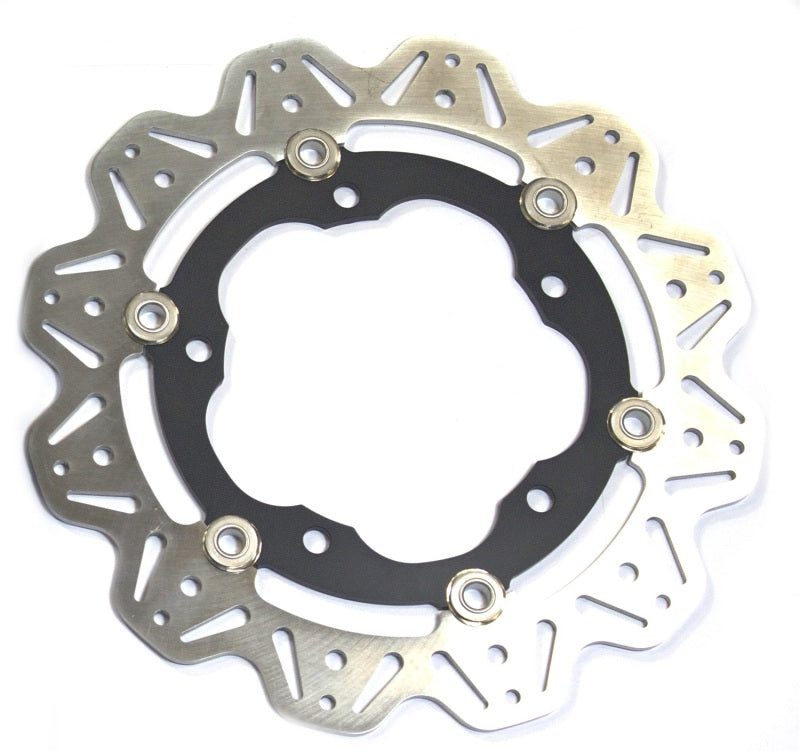 EBC 13-16 Kawasaki 300 Ninja EX Front Left Vee Floating Black Rotor