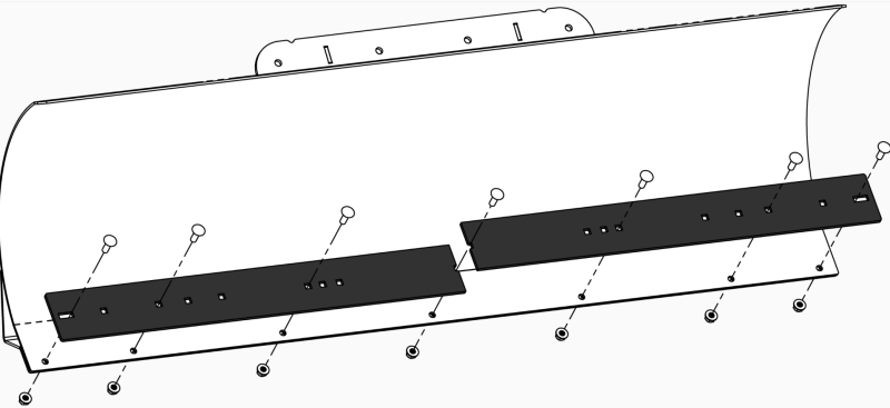 KFI Universal Wear Bar 48 in.