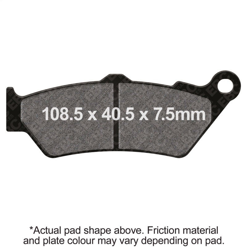 EBC 19-23 AJP PR7 650 Adventure Front Left/Right FA-SFA-X Brake Pads