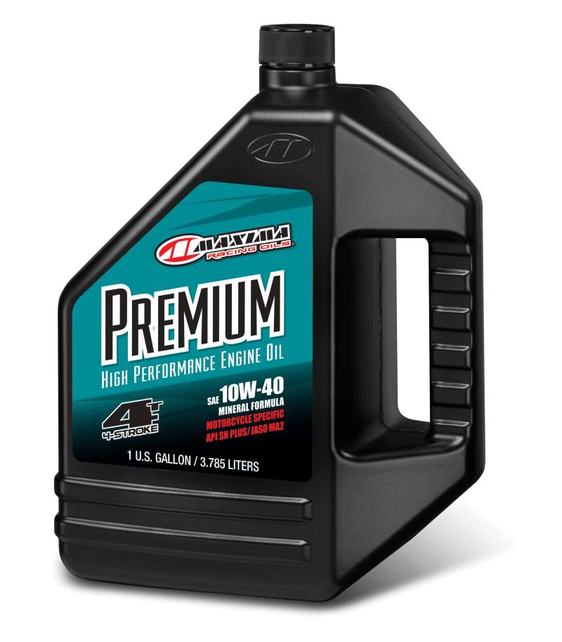 Maxima Premium 4T 10W40 Mineral Engine Oil - Gallon
