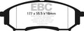 EBC 05-07 Ford F250 (inc Super Duty) 5.4 (2WD) Extra Duty Rear Brake Pads