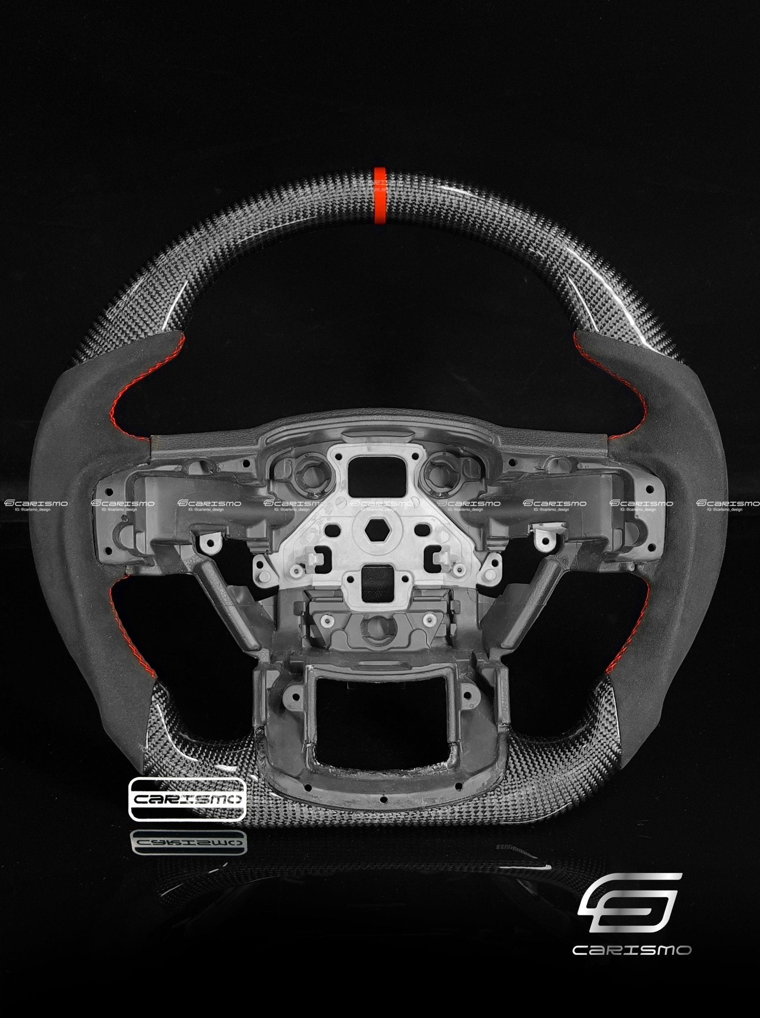 Carismo Steering Wheel For Ford F-150 Raptor (Gen 2) - Sport - Gloss Carbon - Alcantara