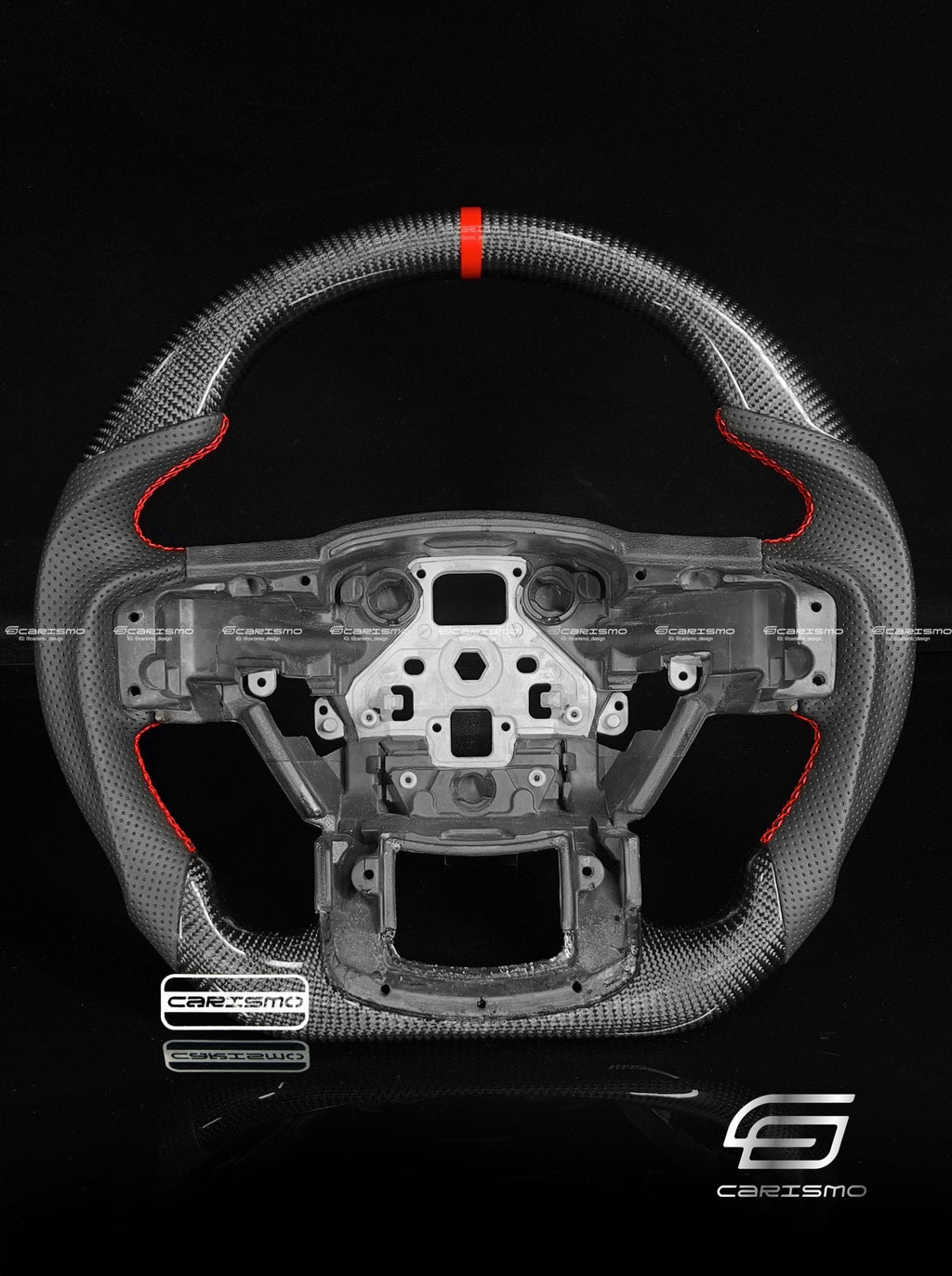 Carismo Steering Wheel For Ford F-150 Raptor (Gen 2) - Sport - Gloss Carbon - Perforated Leather