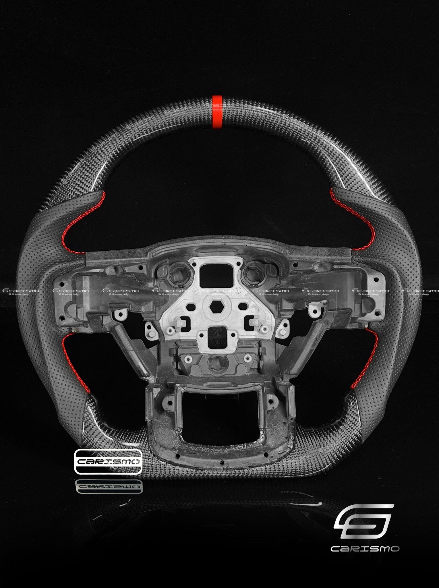 Carismo Steering Wheel For Ford F-150 Raptor (Gen 2) - Sport - Gloss Carbon - Perforated Leather