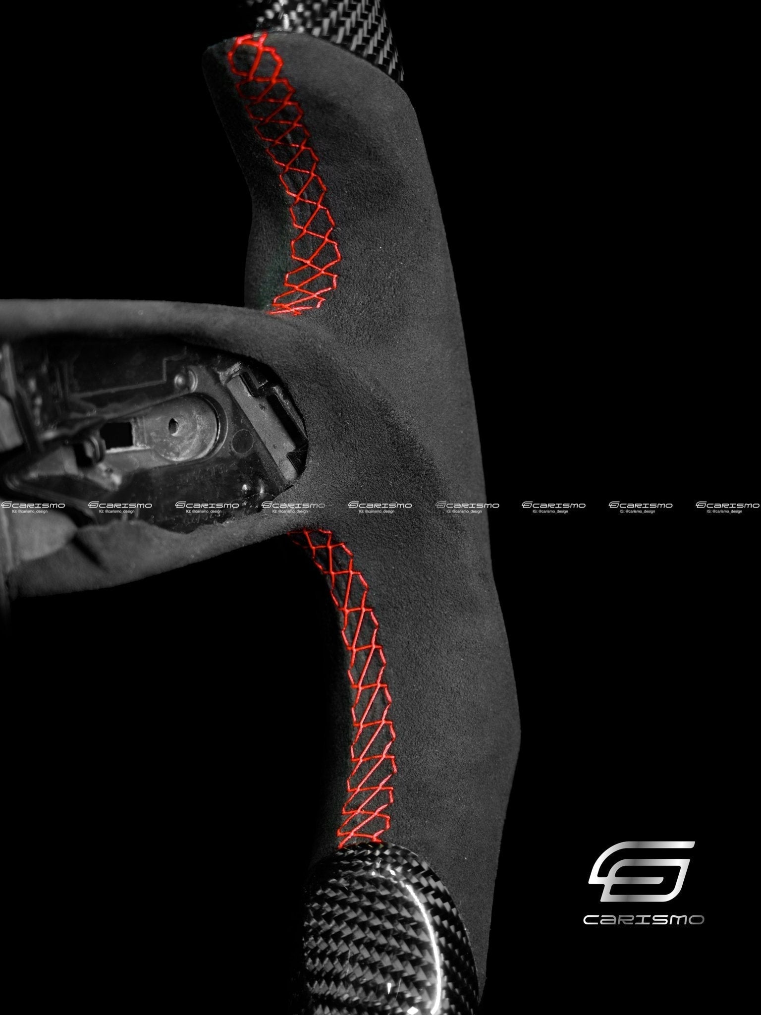 Carismo Steering Wheel For Ford F-150 Raptor (Gen 3) - Sport - Gloss Carbon - Alcantara