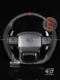 Carismo Steering Wheel For Ford F-150 Raptor (Gen 3) - Sport - Gloss Carbon - Alcantara