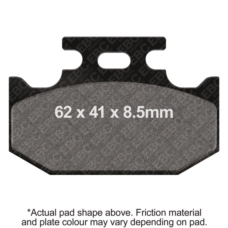 EBC 93-94 Kawasaki KDX 200 E Rear Left/Right Sintered MXS Series Brake Pads