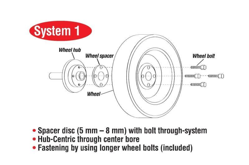 Eibach Pro-Spacer 25mm Spacer / Bolt Pattern 5x114.3 / Hub Center 60 for 06-15 Lexus IS350