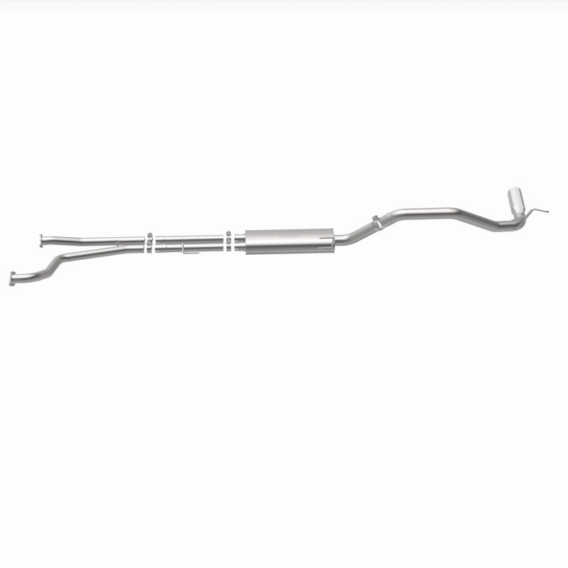 MagnaFlow CatBack 07-15 Nissan Titan V8 LGAS/LFLEX Single MF Polished Stainless Exhaust