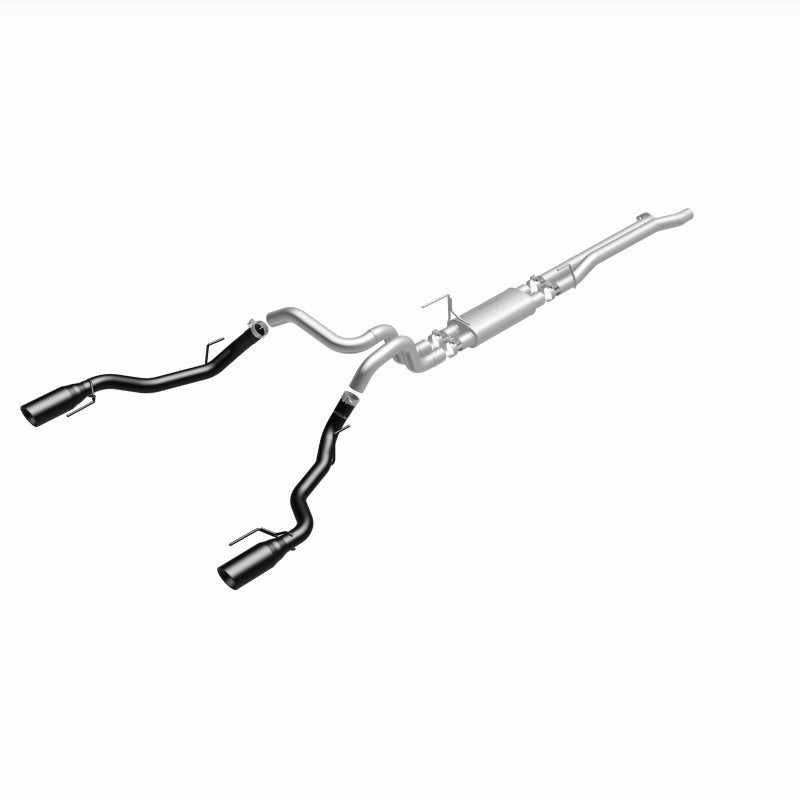 MagnaFlow SYS Cat-Back 2017 Ford F-150 Raptor 3.5L Dual Black Coated 3in Tips