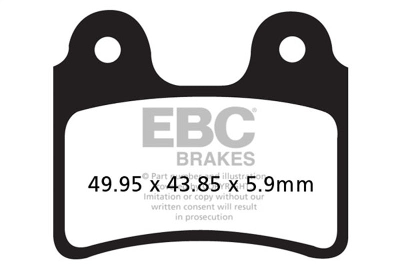 EBC 09-12 Beta Evo 80 Junior Front Left FA-SFA-X Brake Pads