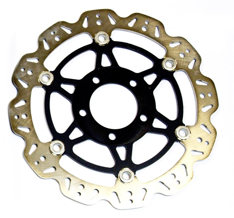 EBC 2003 Suzuki GSX-R 1000 K3 Front Left/Right Vee Floating Black Rotor