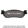 EBC 1999 Yamaha RXS 115 3HB8 Front Left FA-SFA-X Brake Pads