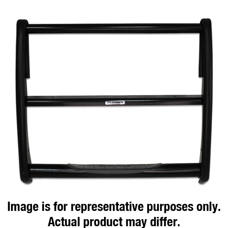 Go Rhino 08-14 Ford E-250/E-350 Econoline Van 3000 Series StepGuard - Black (Grille Guard Only)