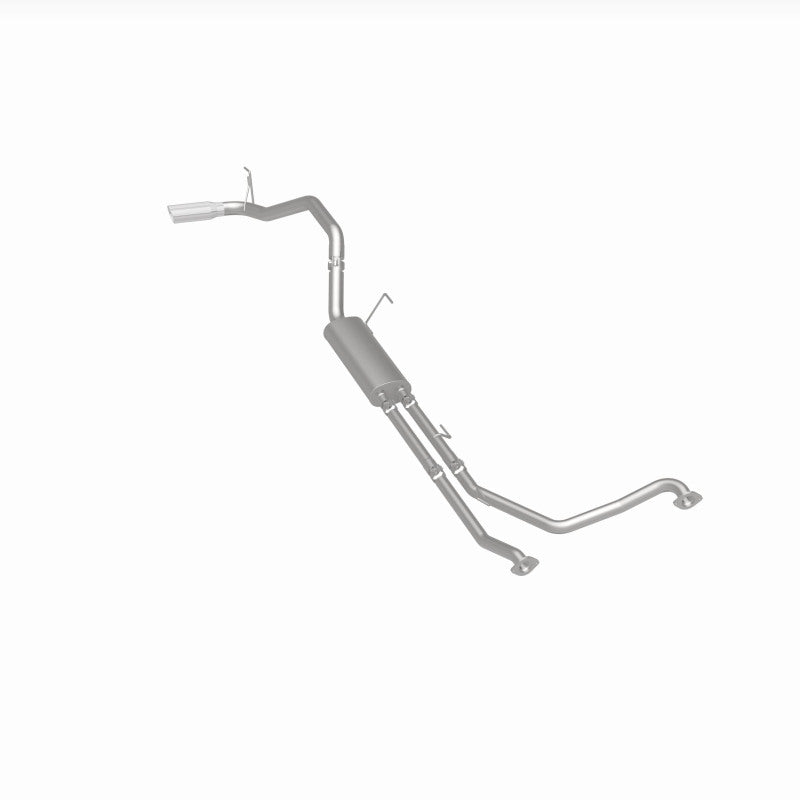 MagnaFlow CatBack 07-15 Nissan Titan V8 LGAS/LFLEX Single MF Polished Stainless Exhaust
