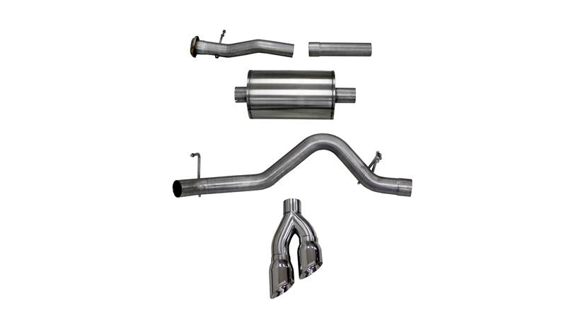 Corsa 2017-2022 Chevy Colorado 3.6L Extended Cab/ Long Bed Sport Cat-Back System Single Rear Exit