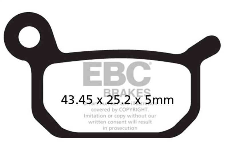 EBC 04-06 Cobra Moto King 50 Front Left FA-SFA-X Brake Pads