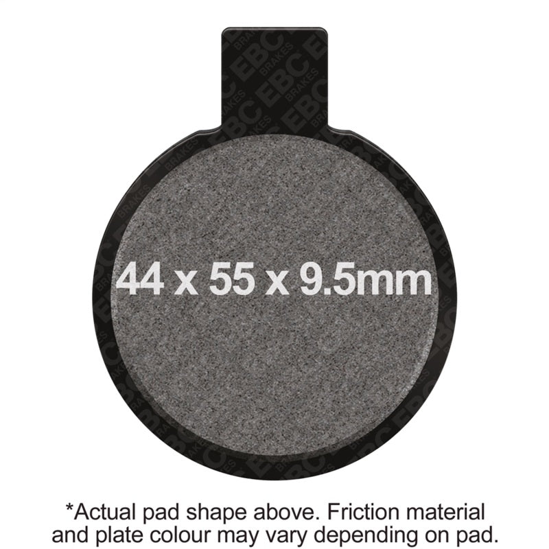 EBC 1973 Norton MK V Commando Roadster/Interstate 750 Front Left FA-SFA-X Brake Pads