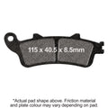 EBC 98-99 Honda VFR 800 Fi Interceptor Front Left/Right Sintered HH Brake Pads