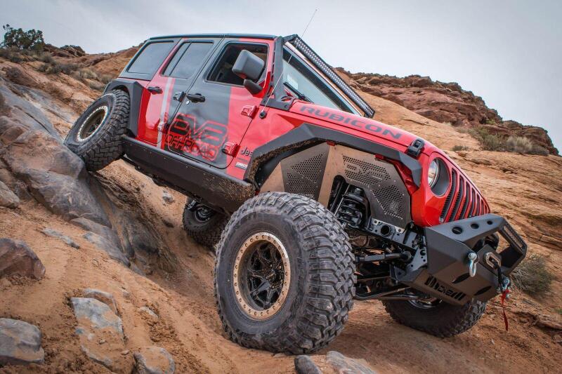 DV8 Offroad 2018+ Jeep Wrangler JL Front Inner Fenders - Black