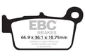 EBC 10-21 TM MX 85 JNR (w/Small Wheel/2T) Front Left R Series Sintered Brake Pads