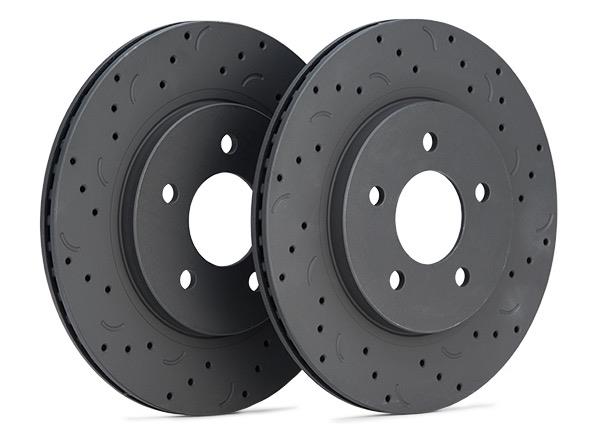 Hawk Talon 2005 Ford F-350 Super Duty 4WD / DRW Slotted-Only Rear Brake Rotor Set