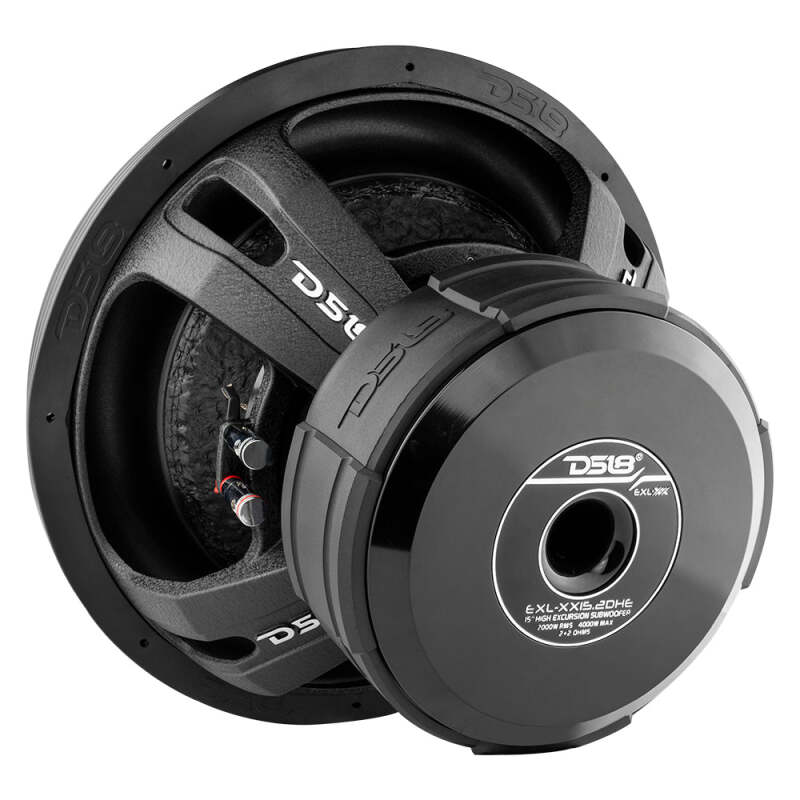 DS18 15in 2000 Watts RMS 2 ohm DVC High Excursion Subwoofers w/ Deep Aggressive Bass