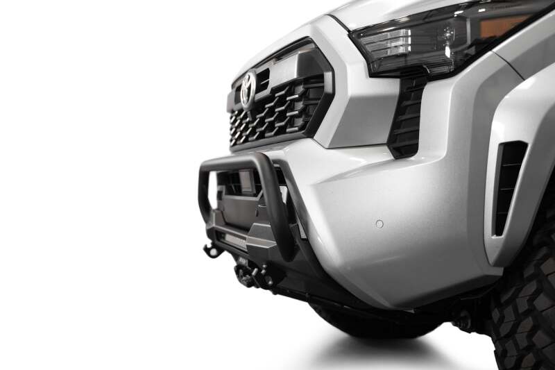 Addictive Desert Designs2024+ Toyota Tacoma Stealth Center Mount Winch Front Bumper w/ Top Hoop