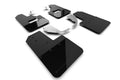 Rally Armor 21-25 Ford Bronco (Steel Bmpr + RB - NO Rptr/Sprt) Blk Mud Flap w/Met. Blk Logo