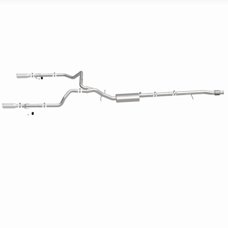 MagnaFlow 2019 Chevy Silverado 1500 V8 5.3L/V6 4.3 Street Series Dual Exit Exhaust w/ Polished Tips