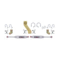Skyjacker 66-77 Ford Bronco 4WD 9000 Dual Stabilizer Kit w/ Silver Cylinders