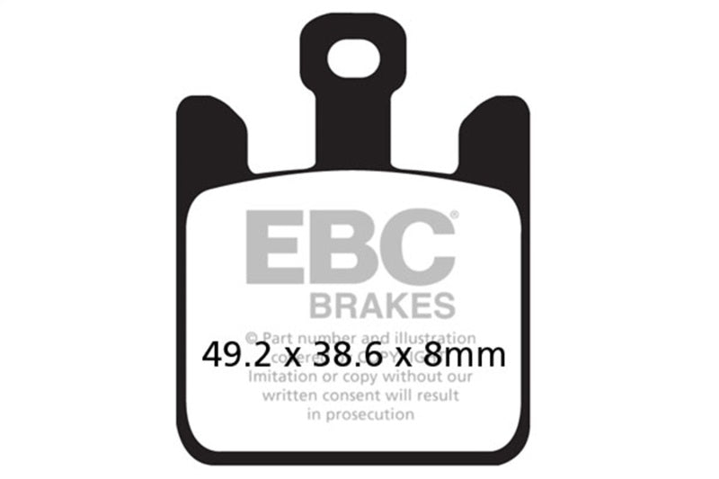 EBC 03-04 Kawasaki ZX6RR ZX 600 K/M Front Left/Right Sintered HH/R Brake Pads