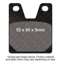 EBC 99-01 Yamaha YZF 750 Road Version (R7 OWO2 5FL1) Rear Left FA-SFA-TT-X Brake Pads