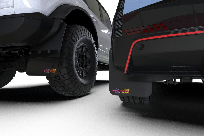 Rally Armor 21-25 Ford Bronco RB-PL Running Board-Plastic Rear Bumper BCE Logo