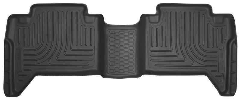 Husky Liners 2016 Toyota Tacoma Crew Cab WeatherBeater 2nd Row Black Floor Liners