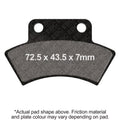 EBC 04- Unison Mobility 500 (Side-by-Side Parking Brake) Front Left FA-SFA-X Brake Pads