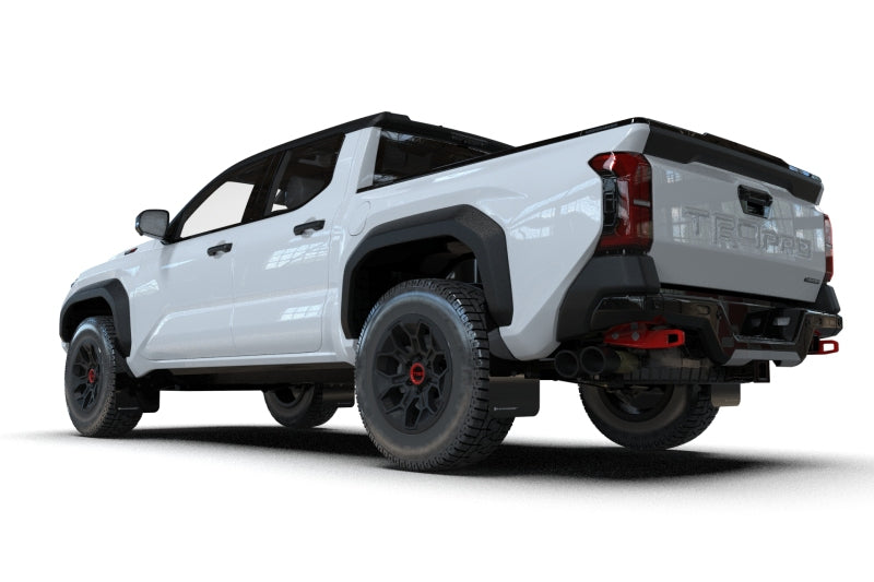 Rally Armor 24-26 Toyota Tacoma Gen 4 Black UR Mud Flap w/White Logo