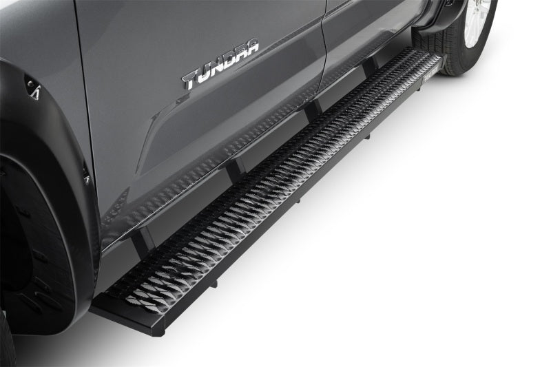 N-Fab Growler Fleet 07-19 Toyota Tundra Quad Cab - Cab Length - Tex. Black