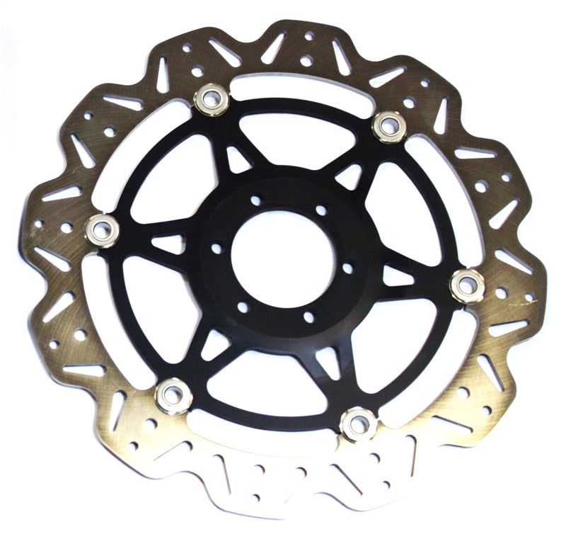 EBC 87-88 Yamaha FZR 750 Genesis Front Left/Right Vee Floating Black Rotor