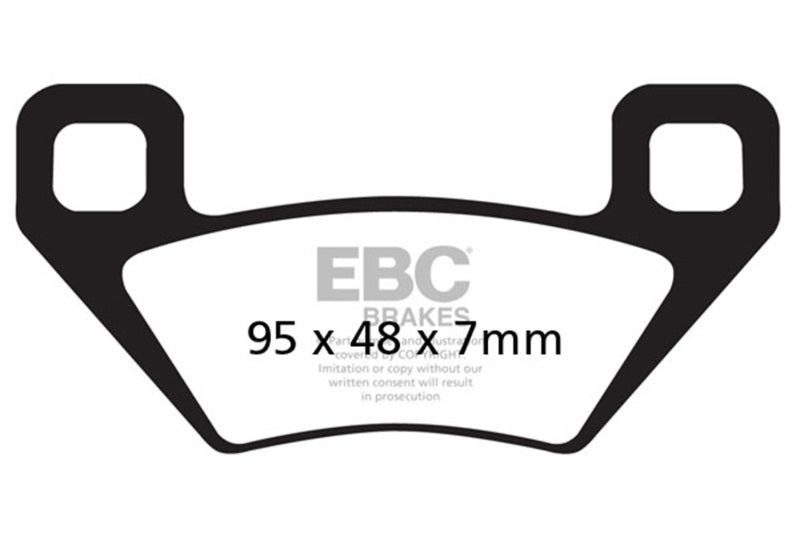 EBC 10-13 Arctic Cat 1000 Mudpro Front Left/Right SXR Brake Pads