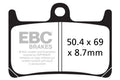 EBC 17-22 Yamaha YZF-R6 H Front Left/Right Sintered HH Brake Pads
