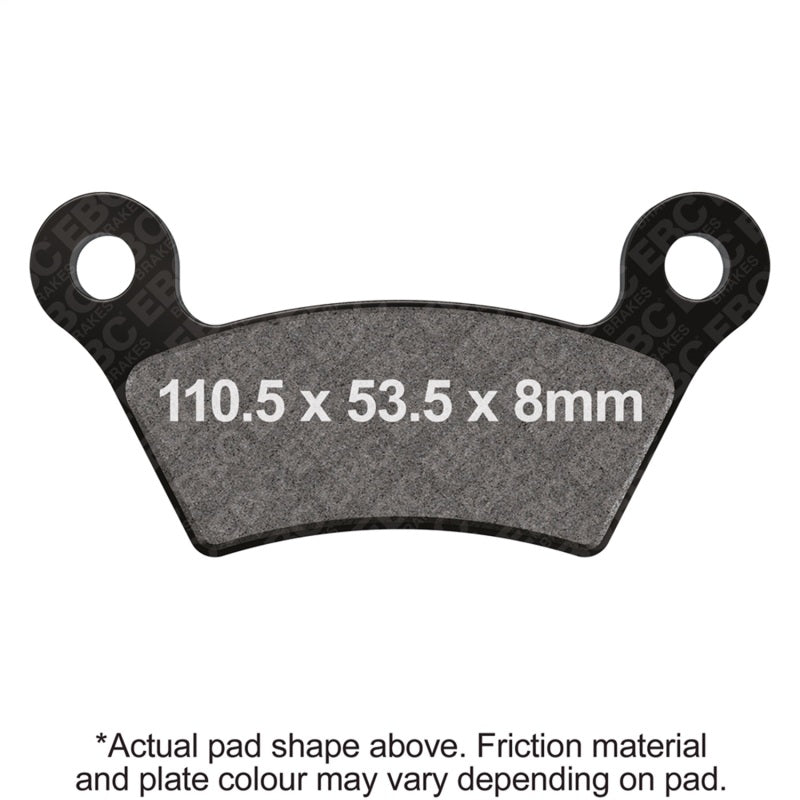 EBC 08-09 Can Am Spyder RS SE5 Rear Left FA-SFA-TT-X Brake Pads