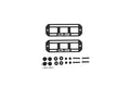 DV8 Offroad Universal Molle Panels - 7In x 2.5In PAIR