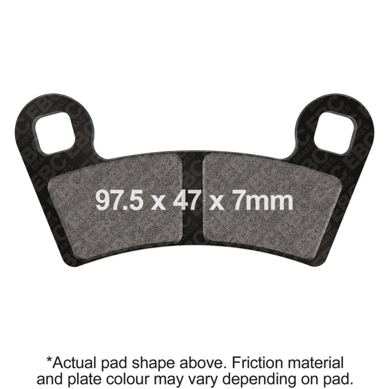 EBC 2008 Polaris Outlaw 450 S Front Left/Right R Series Sintered Brake Pads