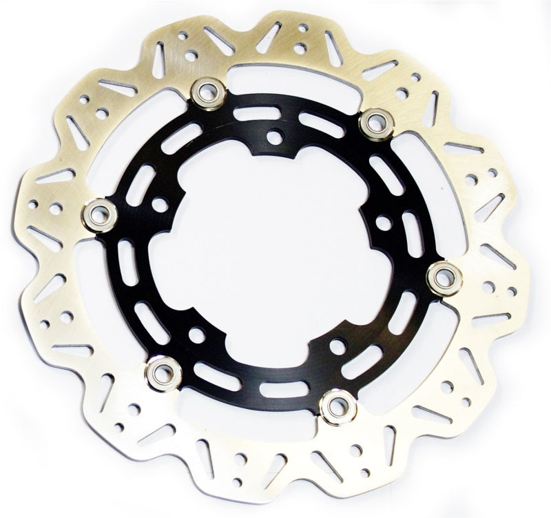 EBC 07-09 Suzuki DL 650 V-Strom Front Left/Right Vee Floating Black Rotor